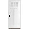 Codel Doors 36" x 96" Primed White Shaker Exterior Fiberglass Door 3080RHISPSFHER3066C491610BB - alternate 1